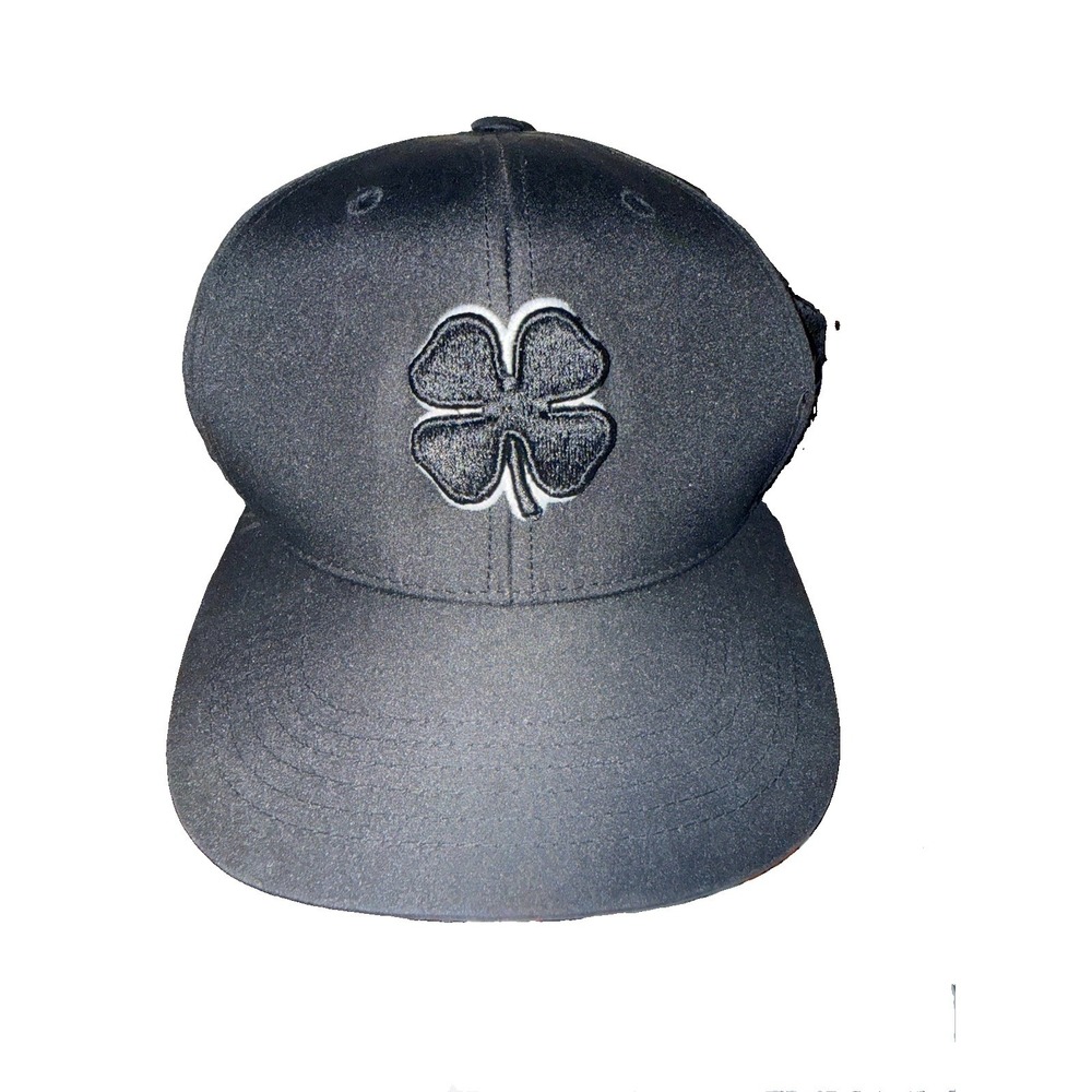 Black Clover SnapBack Hat  Live Lucky Black Clover Black Osfm Golf Baseball